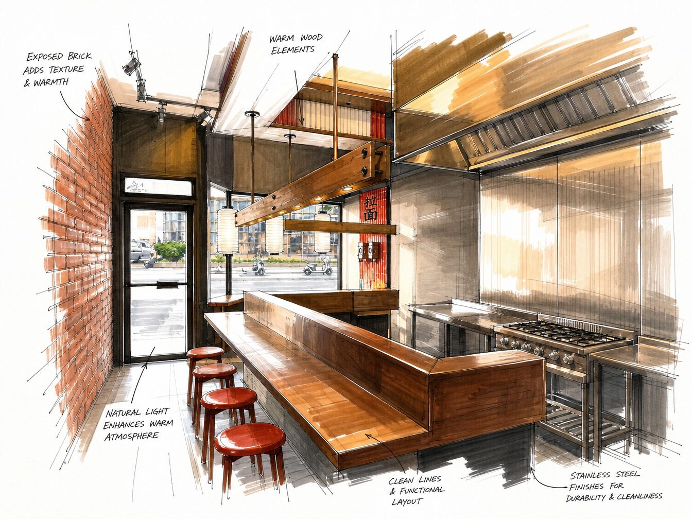 Tondou Ramen, Toronto, ON — Commercial · Restaurant detail 5