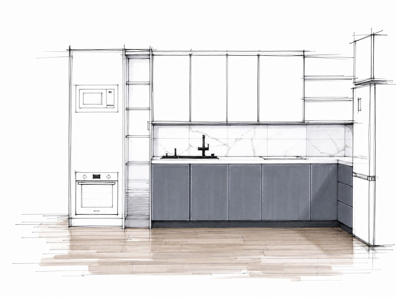 Urban Revival, Toronto, ON — Residential · Kitchen detail 1